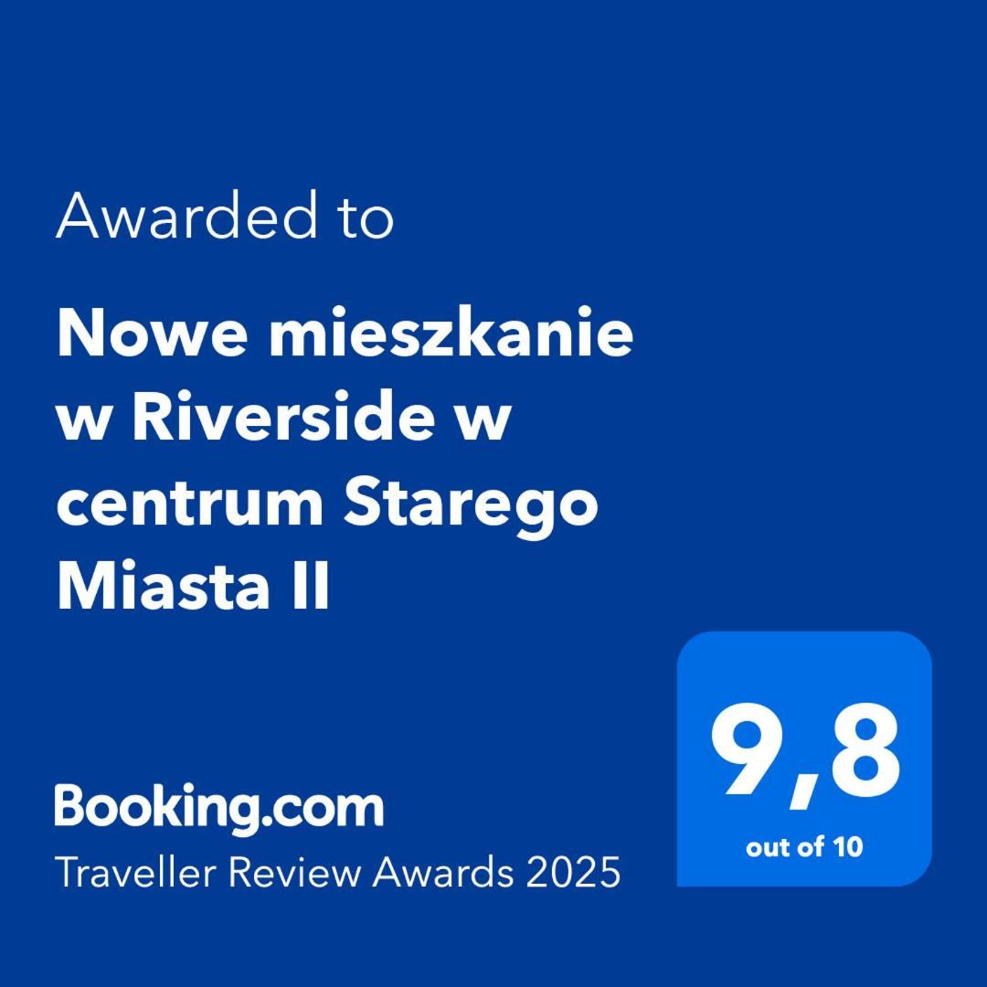 Nowe Mieszkanie W Riverside W Centrum Starego Miasta II Z Parkingiem Gdańsk Extérieur photo